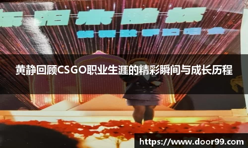 黄静回顾CSGO职业生涯的精彩瞬间与成长历程