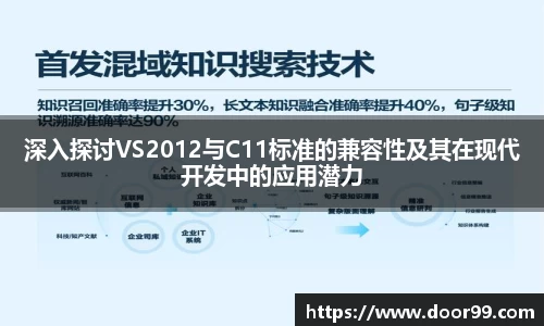 深入探讨VS2012与C11标准的兼容性及其在现代开发中的应用潜力