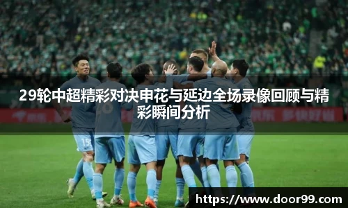 29轮中超精彩对决申花与延边全场录像回顾与精彩瞬间分析